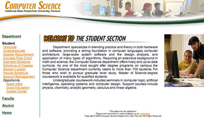 Cal Poly Pomona Comp Sci Dept